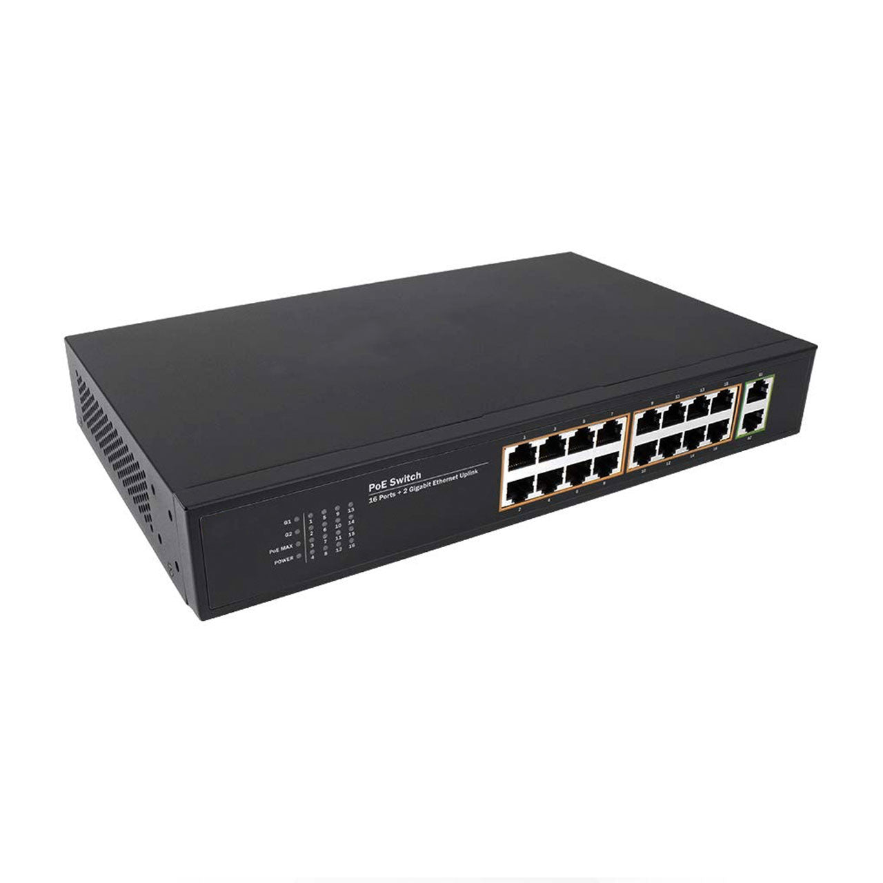 16 Ports PoE/PoE+ Switch
