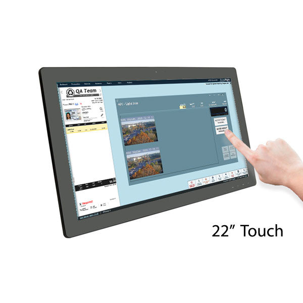 22" Base TOUCH Monitor (non-kiosk only)
