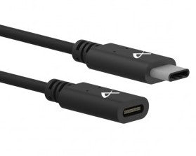 Power High-Wattage, USB-C Extension Cables - 12-in (300mm)